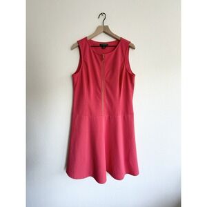 Ralph Lauren Dress Womens Pink‎ Shift Sheath Preppy Office Size 16